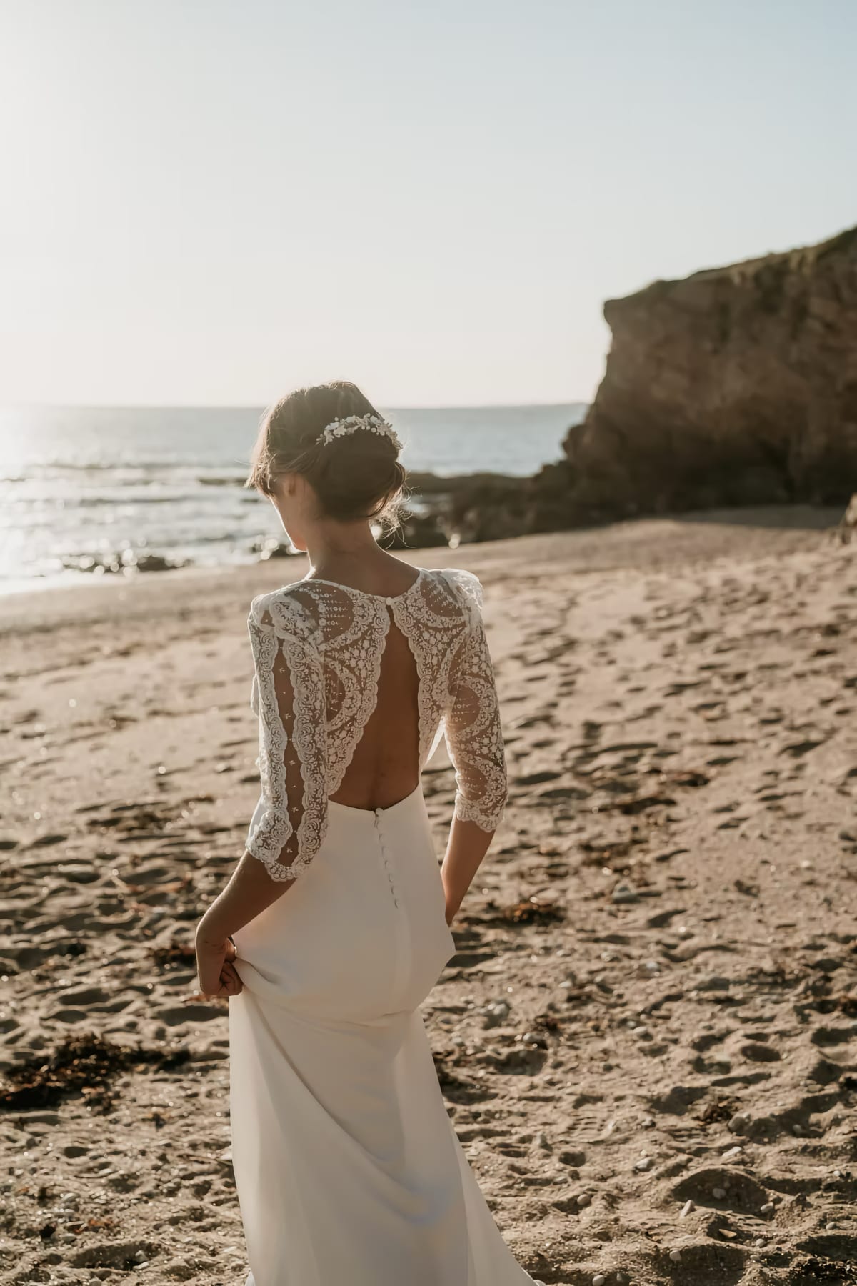 Les robes de mariée Claudine création chez Melody Nelson
