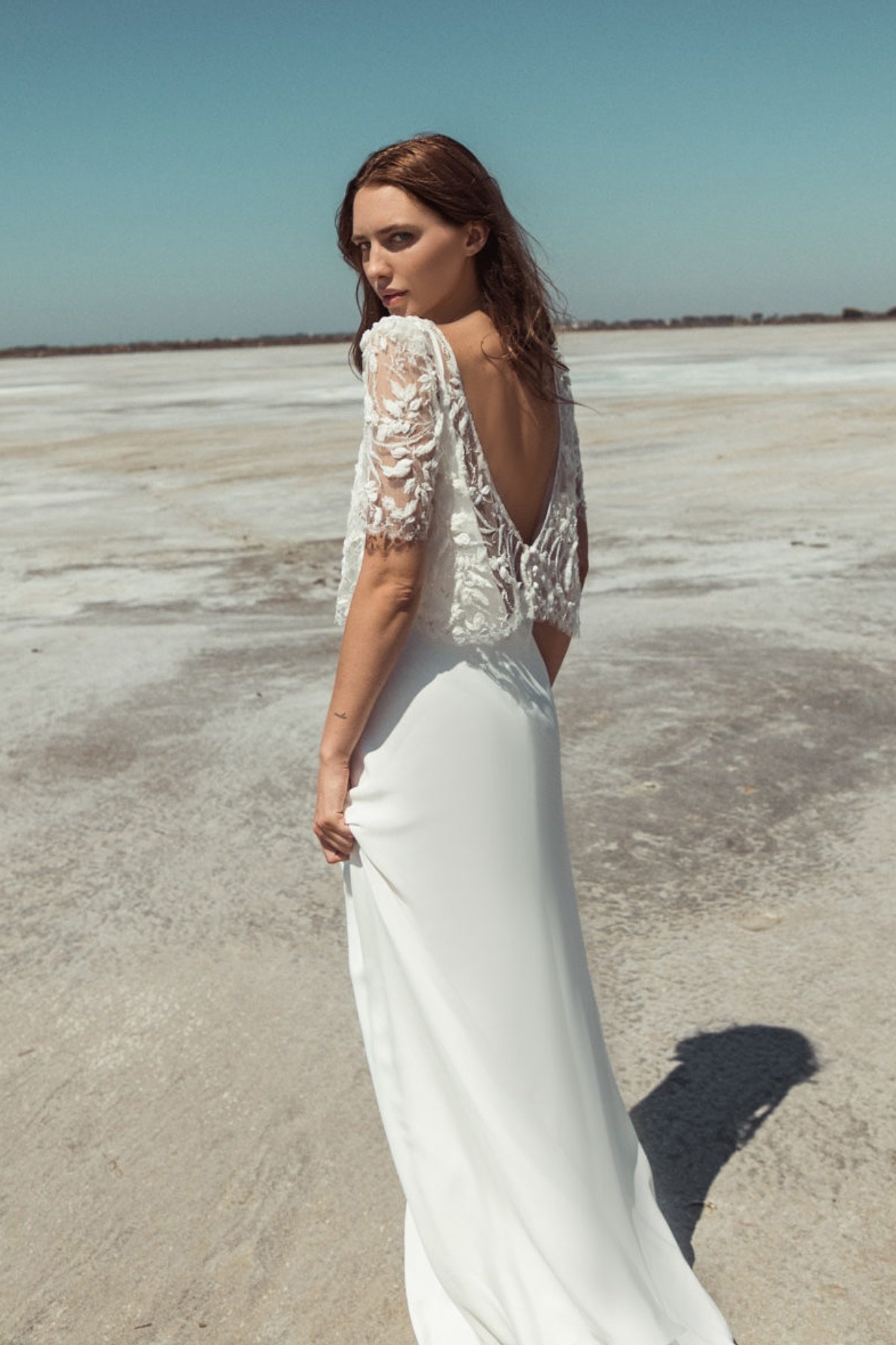 Les robes de mariée Caroline Takvorian sont chez Melody Nelson à Namur